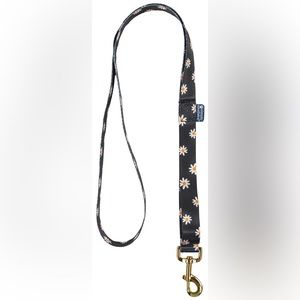 NWT Simply Southern black & white daisy dog leash